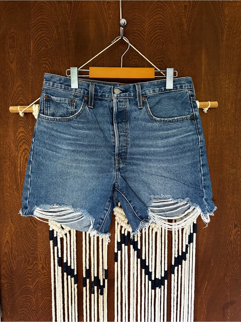 Levi’s 501 Mid-Thigh Denim Shorts